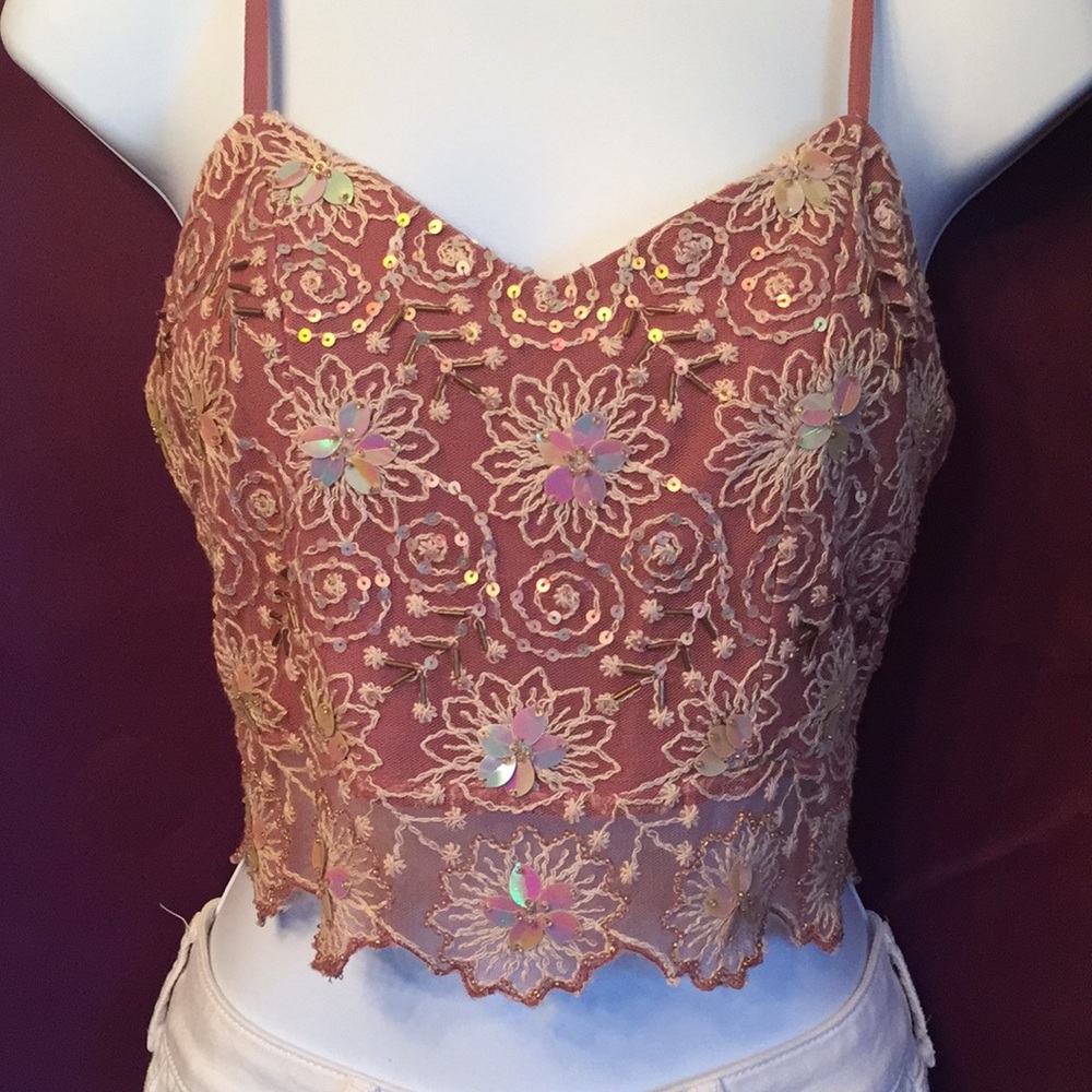 Abercrombie cropped blouse